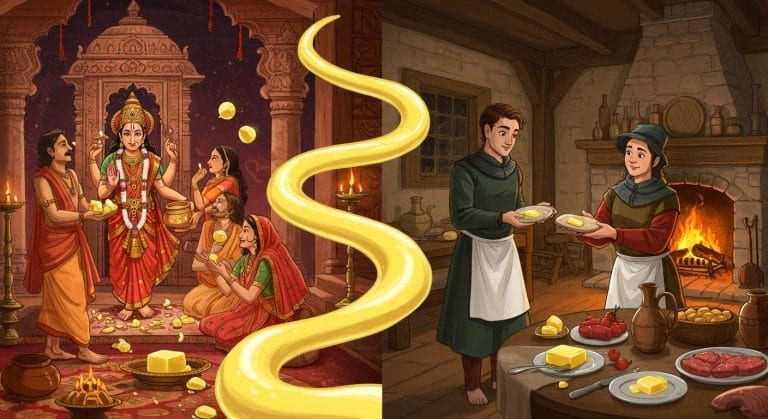 Butter Up: The Surprising Journey from Ghee Offerings to Flattery